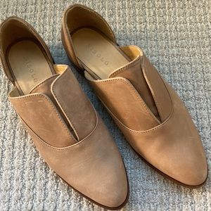 NISOLO Emma D’Orsay Oxford/ Anthropologie 8.5 almond